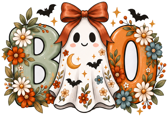 Diseño Polera Boo & Bloom