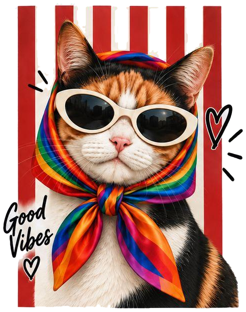 Diseño Polera Catitude