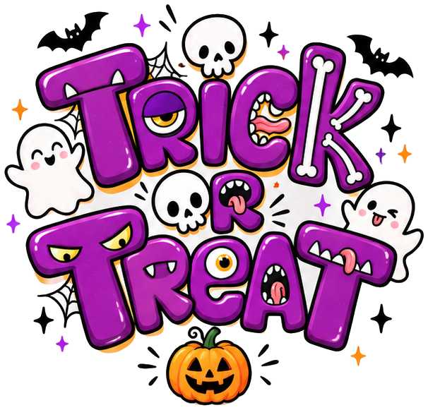 Diseño Polera Spooky Treat