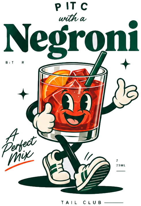 Diseño Polera Negroni Mood