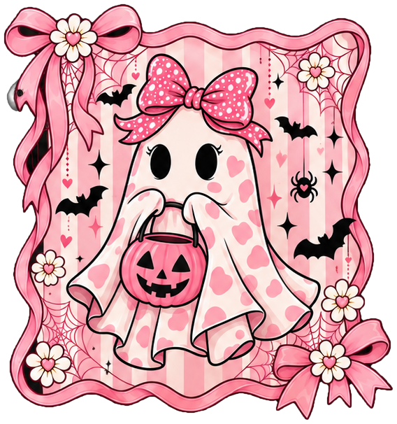 Diseño Polera Pink Spooky