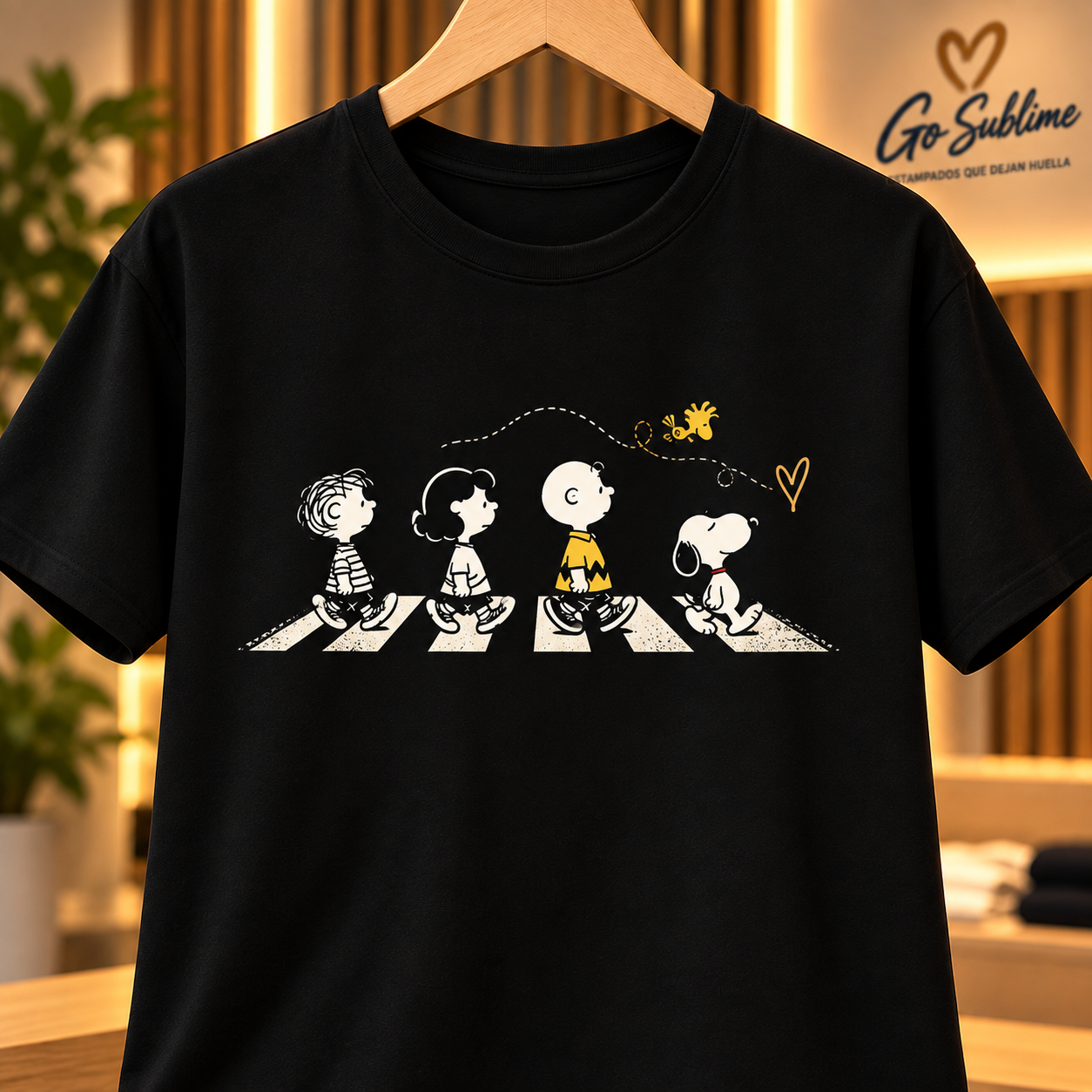 Polera Peanuts Road 🖤✨