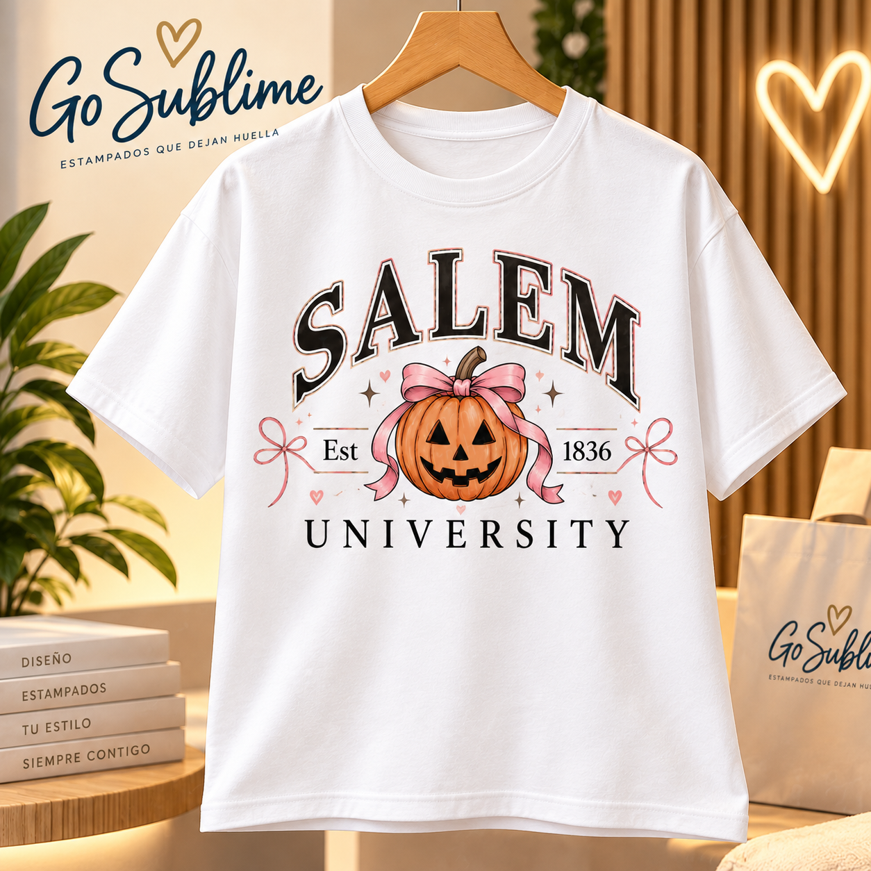 Polera Salem Pink Pumpkin 🎀🎃