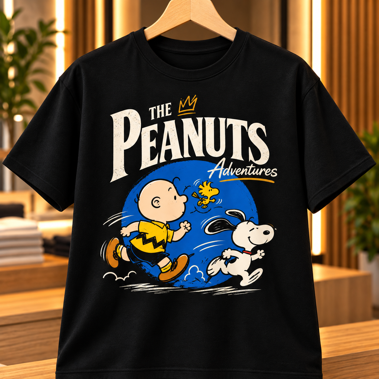 Polera Peanuts Adventure – Black Edition